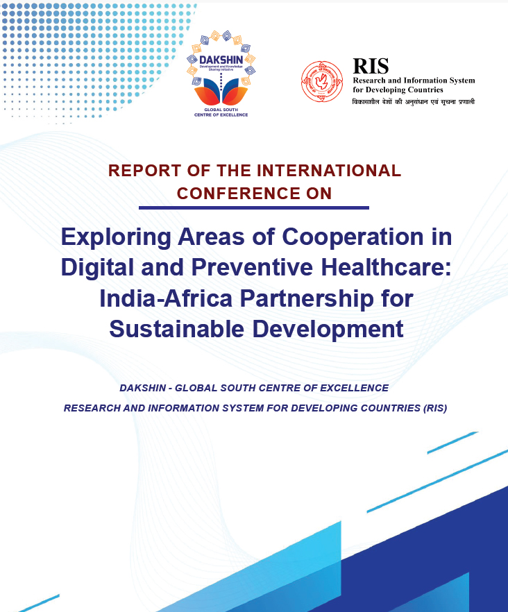 Cover of Exploring Areas of Cooperation in Digital and Preventive Healthcare: India-Africa Partnership for Sustainable Development