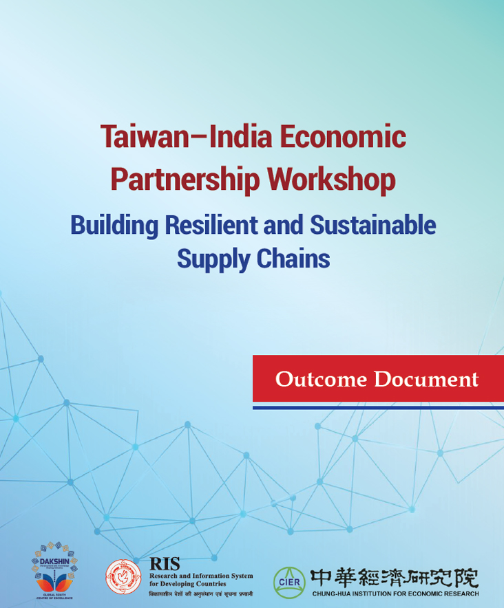 Cover of Taiwan–India Economic Partnership Workshop Building Resilient and Sustainable Supply Chains